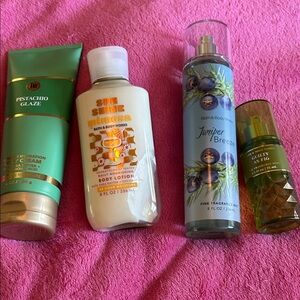 Bath & Body Works bundle of lotion and spray